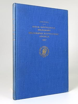 Imagen del vendedor de Annual Egyptological Bibliography / Bibliographie gyptologique annuelle. 1957. a la venta por Librarium of The Hague