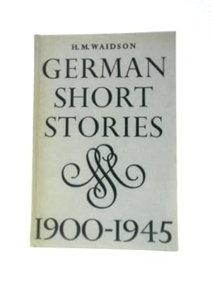 Immagine del venditore per German Short Stories 1900 - 1945 venduto da World of Rare Books