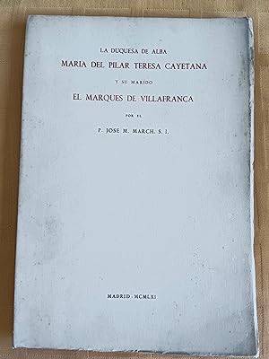 LA DUQUESA DE ALBA, MARIA DEL PILAR TERESA CAYETANA Y SU MARIDO EL MARQUES DE VILLAFRANCA