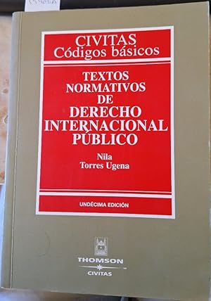 Imagen del vendedor de TEXTOS NORMATIVOS DE DERECHO INTERNACIONAL PUBLICO. a la venta por Libreria Lopez de Araujo