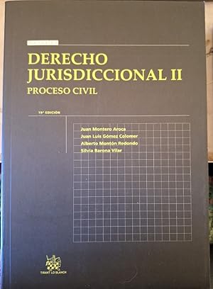 Seller image for DERECHO JURISDICCIONAL II: PROCESO CIVIL. for sale by Libreria Lopez de Araujo