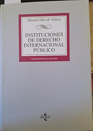 Immagine del venditore per INSTITUCIONES DE DERECHO INTERNACIONAL PUBLICO. venduto da Libreria Lopez de Araujo