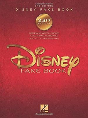 Bild des Verkufers fr The Disney Fake Book Revised 3Rd Edition Melody Lyrics Chords Bk zum Verkauf von WeBuyBooks