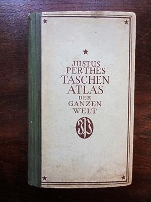 Bild des Verkufers fr Justus Perthes Taschenatlas der ganzen Welt zum Verkauf von Rudi Euchler Buchhandlung & Antiquariat