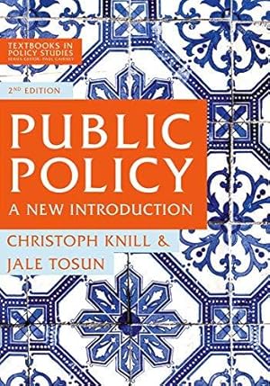 Imagen del vendedor de Public Policy: A New Introduction: 4 (Textbooks in Policy Studies) a la venta por WeBuyBooks