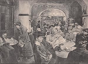 Der "Frauensalon" in einem Alt-Wiener Kaffeehaus. Ansicht mit den überwiegend älteren, weiblichen...
