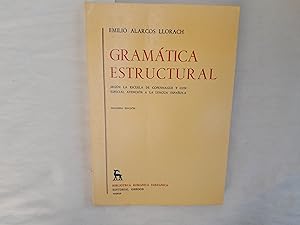Seller image for Gramtica estructural segn la Escuela de Copenhague y con especial atencin a la Lengua Espaola. for sale by Librera "Franz Kafka" Mxico.