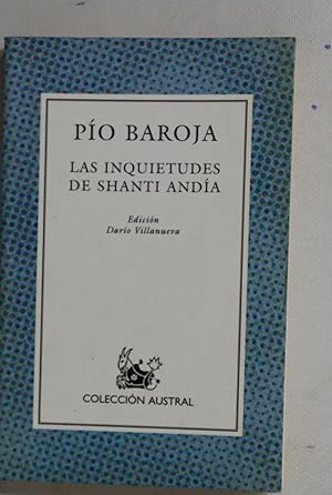 Immagine del venditore per Las inquietudes de Shanti Anda venduto da Librera Alonso Quijano