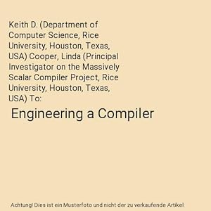 Immagine del venditore per Engineering a Compiler venduto da Buchpark