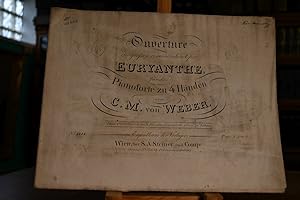 Ouverture zur großen romantischen Oper: Euryanthe für das Pianoforte zu 4 Händen von C.M. von Web...