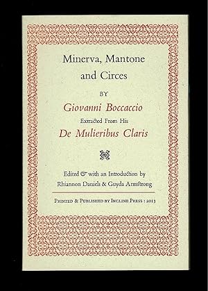 Imagen del vendedor de Minerva, Mantone and Circes, extracted from his De Mulieribus Claris. a la venta por OJ-BOOKS    ABA / PBFA