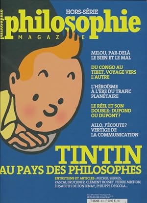 Philosophie magazine hors-s?rie : Tintin au pays des philosophes - Collectif
