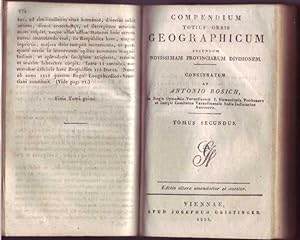 Compendium totius orbis geographicum secundum novissimam provinciarum divisionem. 2. verbesserte ...