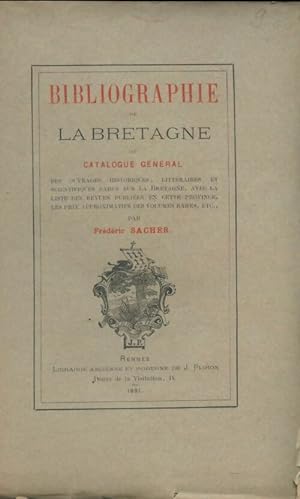 Bibliographie de la Bretagne - Fr d ric Sacher