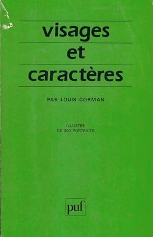 Visages et caract?res - Louis Corman