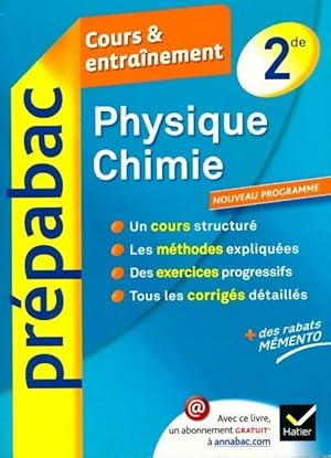 Image du vendeur pour Physique-chimie Seconde. Cours & entra?nement - Jacques Royer mis en vente par Book Hmisphres