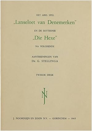 Seller image for Het Abel spel "Lanseloet van Denemerken" en de sotternie "Die Hexe" for sale by Untje.com