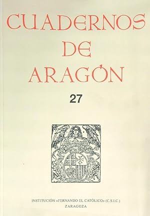 Bild des Verkufers fr Cuadernos de Aragon 27 zum Verkauf von Librodifaccia