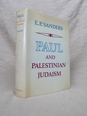 Immagine del venditore per PAUL AND PALESTINIAN JUDAISM: A COMPARISON OF PATTERNS OF RELIGION venduto da Gage Postal Books