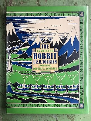 Bild des Verkufers fr The Annotated Hobbit: The Hobbit or There and Back Again by J. R. R. Tolkien. Introduction and notes by Douglas A. Anderson zum Verkauf von Under the Covers Antique Books