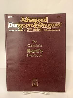 The Complete Bard's Handbook; Advanced Dungeons & Dragons 2nd Edition Player's Handbook, Rules Su...