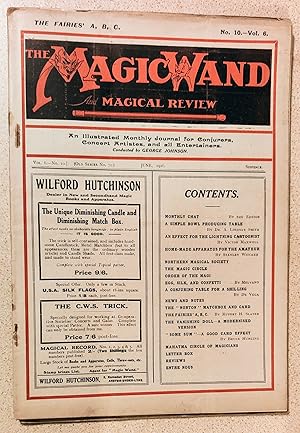 Seller image for The Magic Wand June 1916 / Victor Maxwell "An Effect for the Lightning Cartoonist" / Dr A Lindsay Smith "A Simple Bowl-Producing Table" / Melvano "Egg, Silk and Confetti" for sale by Shore Books