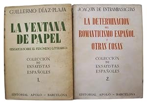 Colección De Ensayistas Españoles ( 1. La Ventana De Papel, Ensayos Sobre El Fenómeno Literario /...