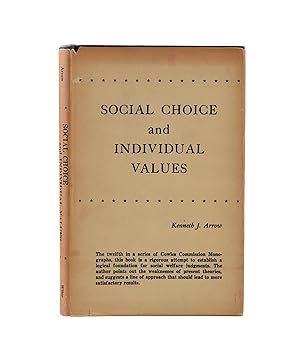 Bild des Verkufers fr Social Choice and Individual Values zum Verkauf von Maggs Bros. Ltd ABA, ILAB, PBFA, BA