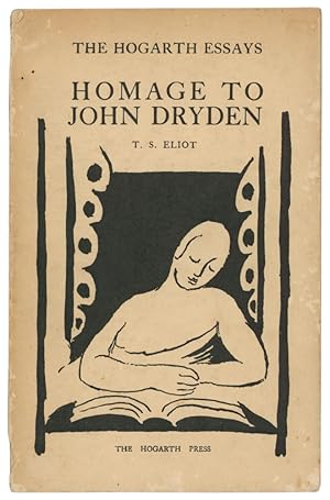 Bild des Verkufers fr Homage to John Dryden. Three Essays on Poetry of the Seventeenth Century. The Hogarth Essays IV zum Verkauf von Adrian Harrington Ltd, PBFA, ABA, ILAB