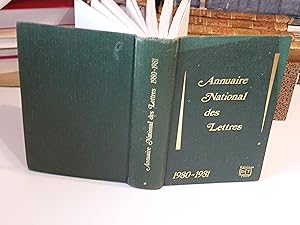ANNUAIRE NATIONAL DES LETTRES 1980-1981 TOME PREMIER