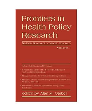 Seller image for Frontiers in Health Policy Research for sale by Buchpark