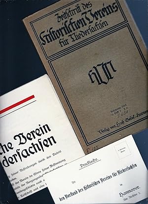 Image du vendeur pour Zeitschrift des Historischen Vereins fr Niedersachsen; 1914 (79. Jahrgang) Heft 1 - 2 in einem Band = 1 Buch mis en vente par Bcherhandel-im-Netz/Versandantiquariat