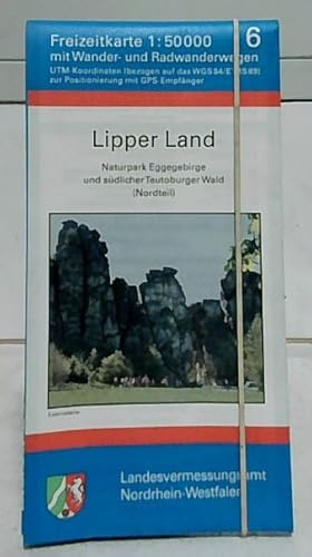 Lipper Land : Naturpark Eggegebirge und südlicher Teutoburger Wald (Nordteil). Freizeitkarte 1:50...