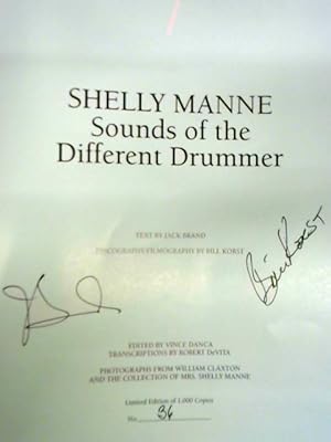 Bild des Verkufers fr Shelly Manne: Sounds Of The Different Drummer zum Verkauf von World of Rare Books