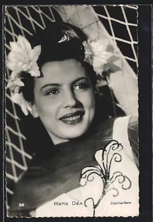 Ansichtskarte Schauspielerin Marie Dèa im Kostüm einer Filmrolle