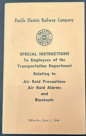 Seller image for Special Instructions To Employees of the Transportation Department for sale by Wordbank Books