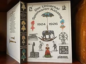 Bild des Verkufers fr Der Universal-Spielwaren-Katalog 1924 mit Neuheiten-Nachtrag 1926. Herausgegeben und kommentiert von Manfred Bachmann. zum Verkauf von Antiquariat an der Nikolaikirche