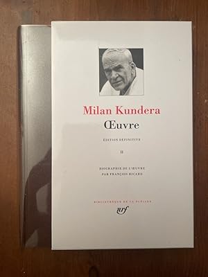 Image du vendeur pour Oeuvre tome II de Milan Kundera mis en vente par Librairie des Possibles