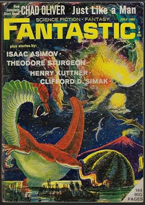 Image du vendeur pour FANTASTIC Stories: July 1966 mis en vente par Books from the Crypt