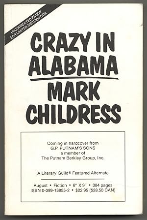 Seller image for Crazy in Alabama for sale by Between the Covers-Rare Books, Inc. ABAA