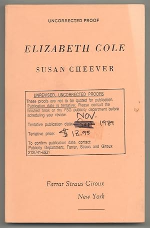Seller image for Elizabeth Cole for sale by Between the Covers-Rare Books, Inc. ABAA