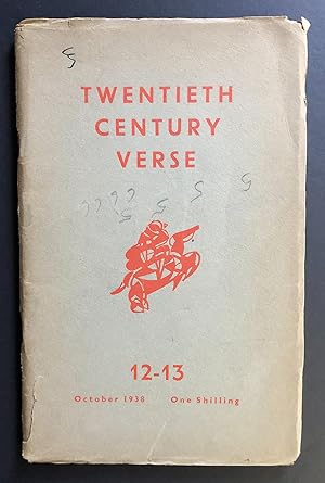 Image du vendeur pour Twentieth Century Verse 12 - 13 (September - October 1938) mis en vente par Philip Smith, Bookseller