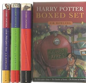 Slip Case Set Hardbacks - Harry Potter and The Philosopher's Stone + and the Chamber of Secrets +...
