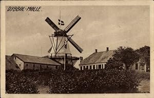 Ansichtskarte / Postkarte Dybbøl Düppel Dänemark, Windmühle