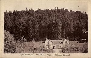 Ansichtskarte / Postkarte Foret de la Joux Jura, Maison du Chevreuil