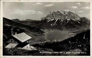 Ansichtskarte / Postkarte Wolfratshauser Hütte, Lermoos, Ehrwald, Zugspitze, Wetterstein