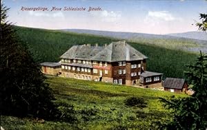 Ansichtskarte / Postkarte Neue Schlesische Baude, Schronisko Hala Szrenicka, Riesengebirge