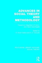 Imagen del vendedor de Advances in Social Theory and Methodology a la venta por Collectors' Bookstore