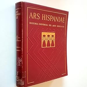 Seller image for Ars Hispanae. Historia universal del arte hispnico, III. Volumen tercero. El arte rabe espaol hasta los Almohades. Arte mozrabe for sale by MAUTALOS LIBRERA