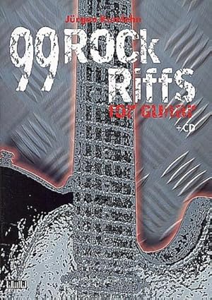 Bild des Verkufers fr 99 Rock Riffs for Guitar, m. Audio-CD zum Verkauf von AHA-BUCH GmbH